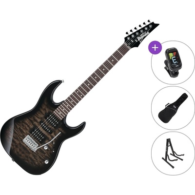 Ibanez GRX70QA-TKS SET Transparent Black Burst Електрическа китара