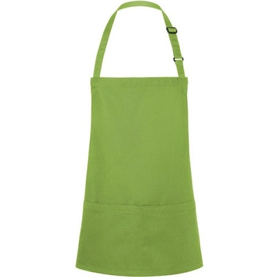 Karlowsky Krátká gastro zástěra KY123 Lime 75x60cm