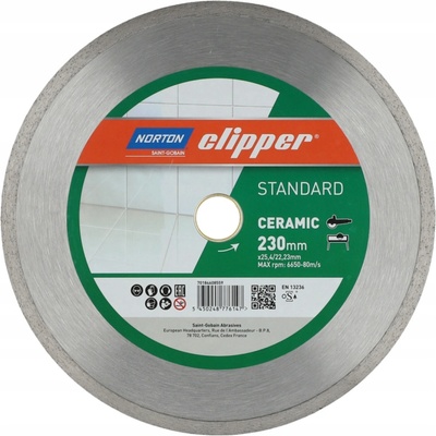Diamantový kotouč Norton Clipper Standard Ceramic 25,4 x 230 mm