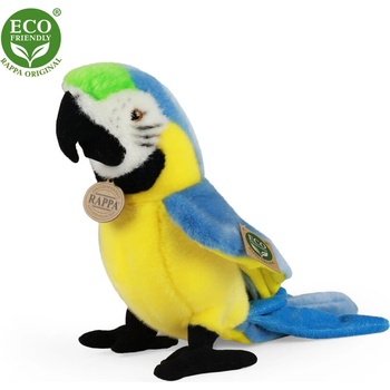 Rappa Плюшен Папагал Синьо Макао, 26 см. , серия Еко приятели (211629)