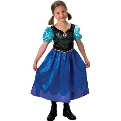 Rubies Детски карнавален костюм Rubies - Анна, Замръзналото кралство, размер L (883028954377)