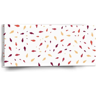 Sablio Obraz Barevné podzimní listí - 110x50 cm
