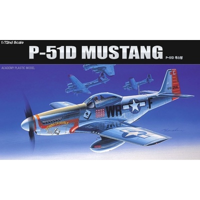 Academy Model Kit North American P51D Mustang USAAF 355th FG 354th FS Down for Double Gordon Graham Anglie 1945 12485 1:72