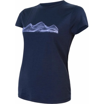 Sensor Merino Active Pt Mountains Deep Blue Размер: M / Цвят: син