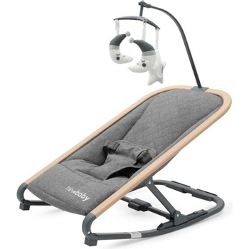 New Baby Детска люлка шезлонг Snuggle NewBaby сиво