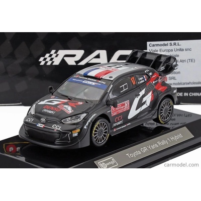 Bburago Toyota Yaris Gr Rally1 Hybrid Team Toyota Gazoo Racing Wrt night Version N 17 Rally 2024 Sebastien Ogier Vincent Landais Black 1:43