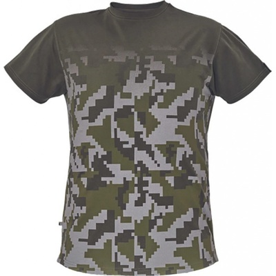 Tričko pánské s krátkým rukávem NEURUM Camouflage Olivová