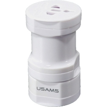 Image 1 of USAMS Преходник Usams CC003 Universal Plug, 100-250V, 10A, бял (TA02)
