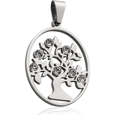 BM Jewellery Přívěsek strom života z chirurgické oceli S368110