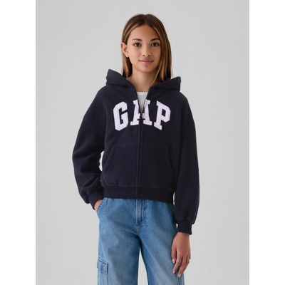GAP dětská mikina Pro Fleece s logem tmavě modrá