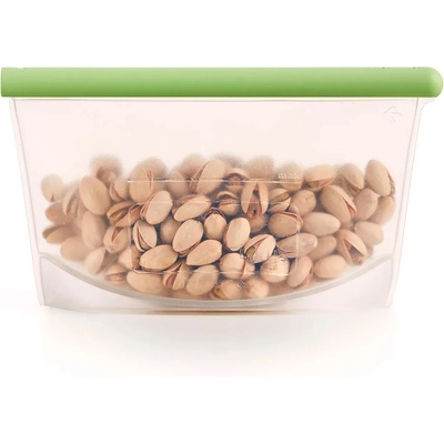 Lékué Чанта за съхранение на храна за многократна употреба 500 мл, зелена, Lékué (LKE3400850B04U004)