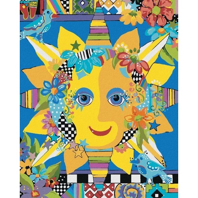 zuty Malování Podle Čísel Slunce 3 Jonna James 40 x 50 Cm Plátno Rám
