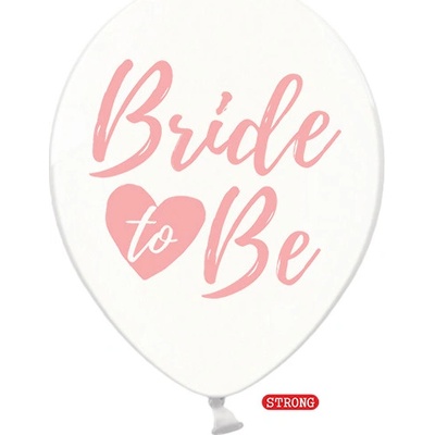 Balónek průhledný s nápisem Bride to be 30 cm
