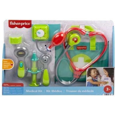 Mattel Fisher-Price: Комплект с лекарски инструменти в чанта - 7 части (HYH26)