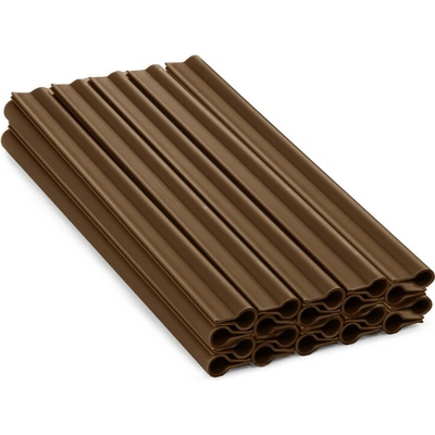 BRADAS Klipy BROWN pre plotovú pásku 200 g/m², 20 ks – hnedé