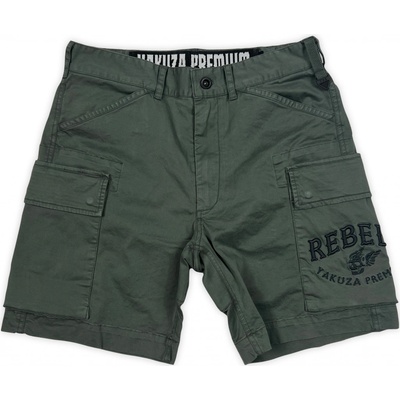 Yakuza kraťasy YPS 3654 Cargo dark olive
