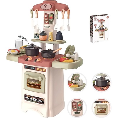 EmonaMall Детска кухня с мивка и пара (63см) EmonaMall - Код W5353 (W5353-200699934-2002006999348)