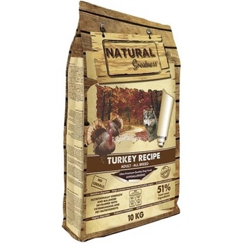 Natural Greatness Turkey Sensitive Digestion - рецепта с пуйка, за чувствителни кучета от всички породи - 10 кг ASK53PA10
