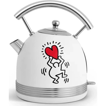 Image 1 of Schneider Електрическа кана Schneider - Keith Haring, 2200 W, 1.7 l, бяла (SCKE17KTECW)