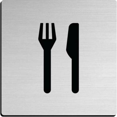JNF - Piktogram "Restaurace" IN.26.209 - 75 mm - nalepovací | Dveře a dveřní příslušenství Dveřní kování, dveřní příslušenství MP kování Číslice a piktogramy Piktogramy