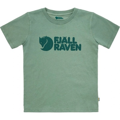 FJÄLLRÄVEN kids Fjällräven Logo t shirt Patina Green