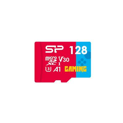 SD карта Silicon Power Superior Gaming 128GB, microSDHC/SDXC, Class 10, A1, V30, UHS-I U3, SD Adapter - SP128GBSTXDV3V1NSP (SP128GBSTXDV3V1NSP)