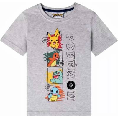 Pokémon dětské triko šedé