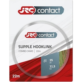 JRC Contact Supple Hooklink Combo Camo 22m 25lb