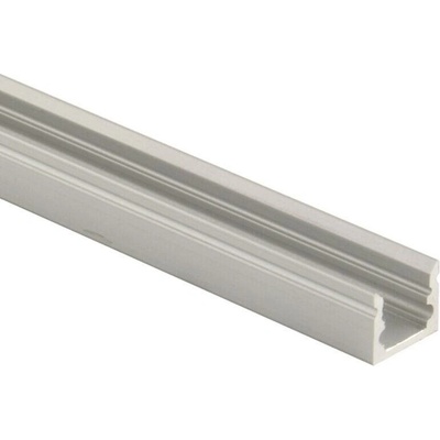 ML-761.003.07.2 Přisazený hliníkový profil PT, 10x8 mm, včetně čirého difuzoru, 2 m