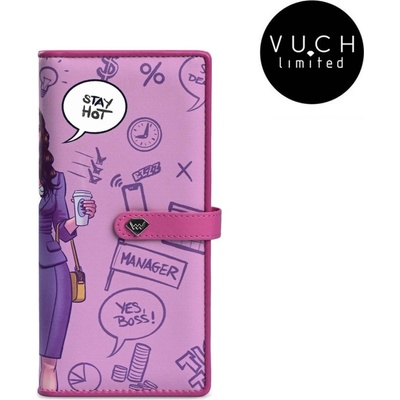 Vuch Dámská Devided wallet růžová