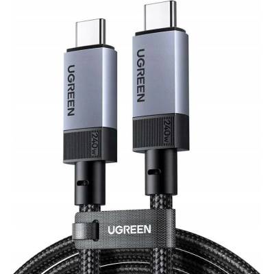 Ugreen L705 USB-C USB4 Gen 3 240W 40Gbps 8K 60Hz PD 3.1 1m šedý