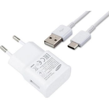 SAMSUNG Originálna nabíjačka EP-TA50EWE + EP-DN930CWE USB-C (Type C) biela 1,55 A 25410