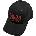 Greta Van Fleet Red Logo Black UNI (GVFCAP01RB)