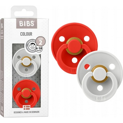 Bibs Colour přírodní kaučuk 2ks Candy Apple / Haze – Zboží Mobilmania