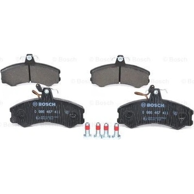 BOSCH Sada brzdových platničiek kotúčovej brzdy 0986467411