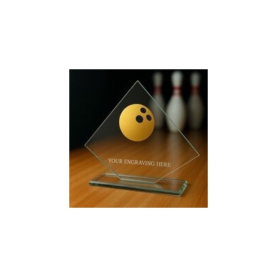 Poháry Bauer Skleněná trofej CRM202405M02 Bowling