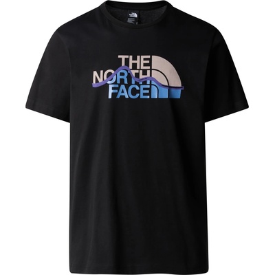 The North Face Мъжка тениска The North Face S/S Mountain Line Tee T-shirt - TNF Black (216-2914-0313)