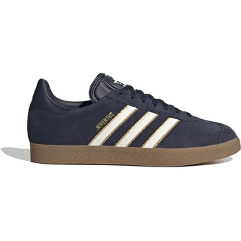 Image 1 of Adidas Мъжки маратонки Adidas Gazelle Terrace Icons Trainers Mens - Navy/White/Gold