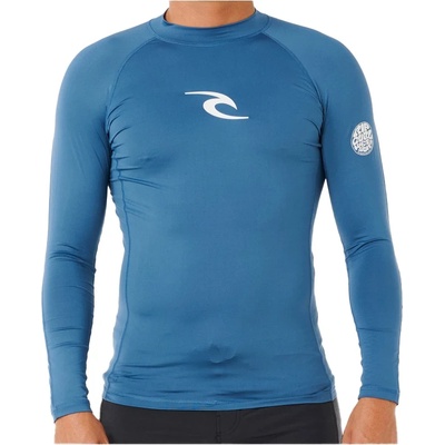 Rip Curl Мъжка плажна тениска от ликра Rip Curl Waves UPF Perf L/S Lycra - Bluefin (050-2304-0312)