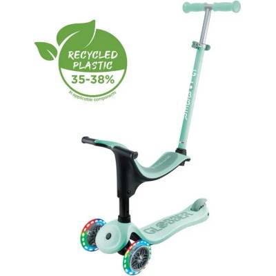 Globber Детска тротинетка със седалка 4в1 globber go up sporty light - ментово зелена