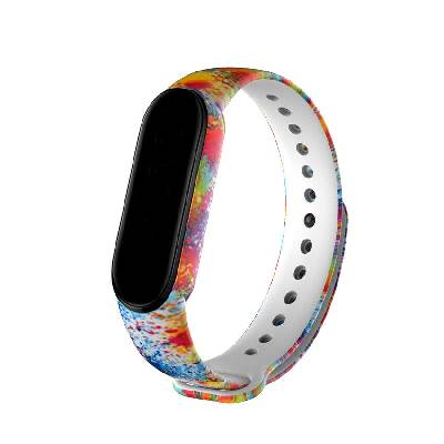eses Náramok pre Xiaomi Mi Band 5, Mi Band 6 a Amazfit Band 5 - Vzorovaný, graffiti