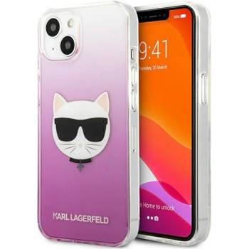 KARL LAGERFELD Калъф Karl Lagerfeld KLHCP13SCTRP Choupette Head, за iPhone 13 mini, розов (KF000767)