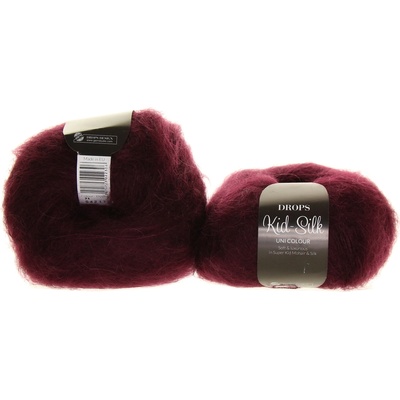 Drops Kid-Silk 71 tmavá grape