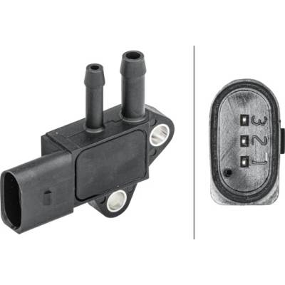 Senzor, tlak vyfuk.plynu HELLA 6PP 009 409-011