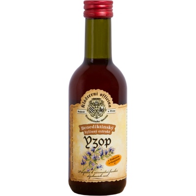 Klášterní officína Bylinkový sirup yzop 250 ml