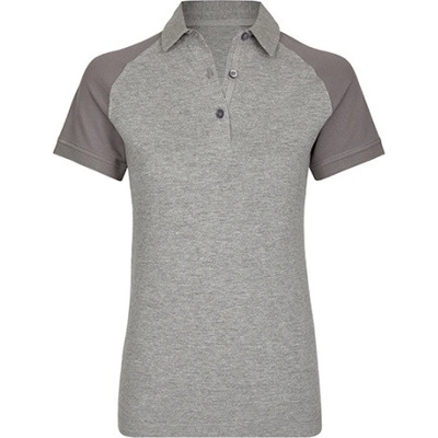 Miners mate Dámské polo triko MY420 Heather Grey