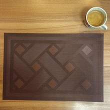 TiaHome Podložka Deluxe pod tanier Kendrick hnedá 35x45cm
