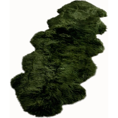 Native Natural Двойна зелена овча кожа, 60 x 240 cm - Native Natural (RUG-2PELT-GREEN)