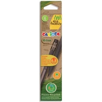 Image 1 of CARIOCA - Еко молив HB с гума - 6 бр (43091/6)