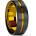 HARAHU Пръстен AR-32122 - Черен / Златен / 62mm KP32122